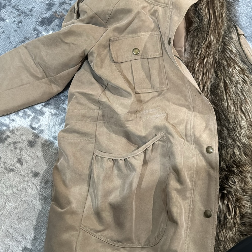 Cutest jacket with faux fur lining - Picture 4 of 4